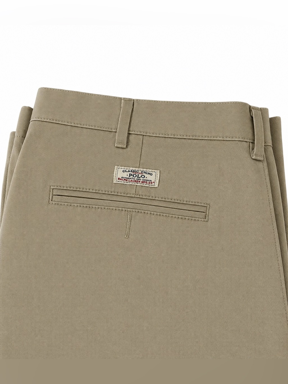 Ralph Lauren Polo Classic Chino Pants Khaki Tan Men’s Size 40x30 Flat Front - Picture 6 of 7